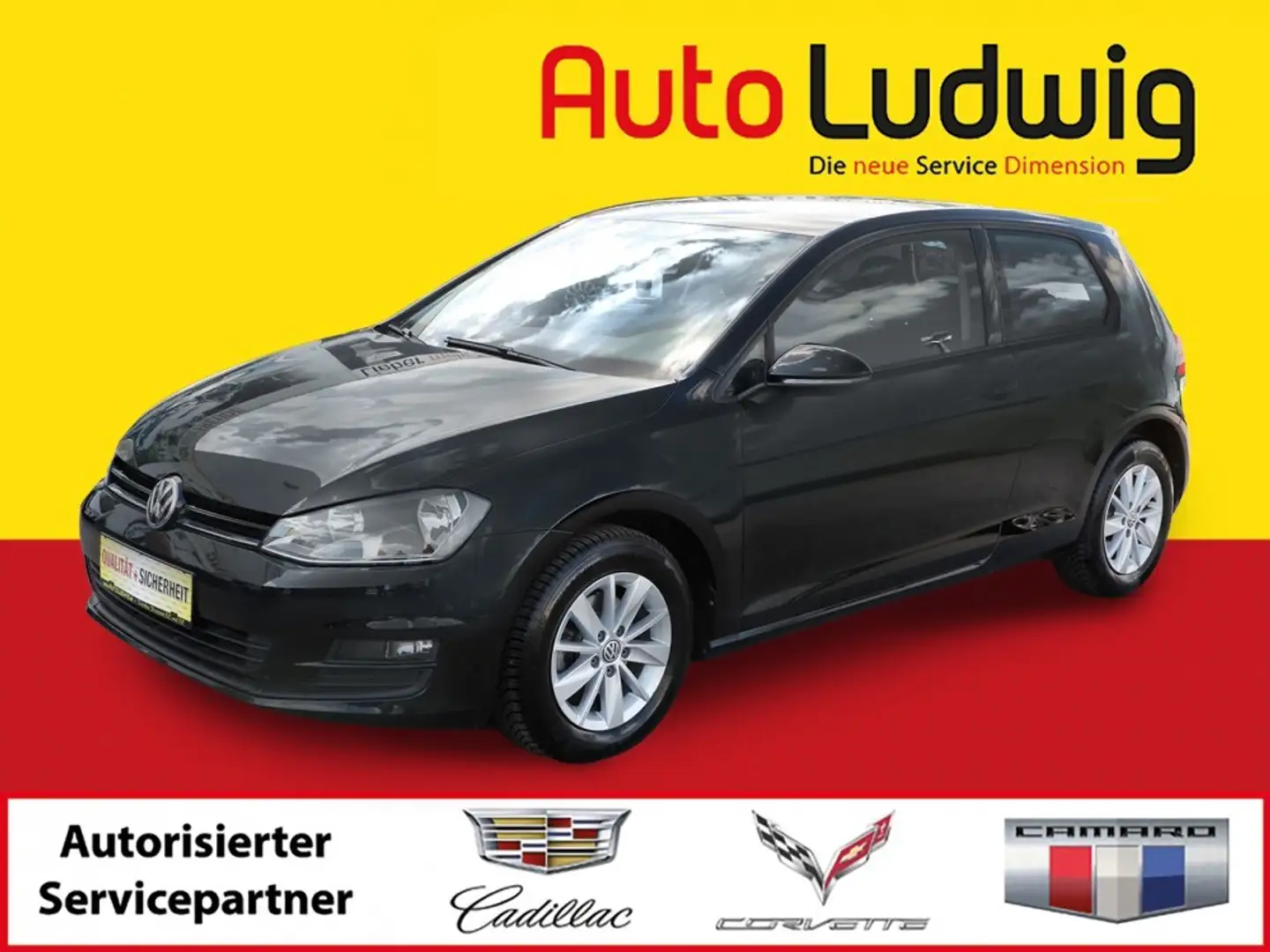 Volkswagen Golf R abbit 1,2 BMT TSI Schwarz - 1