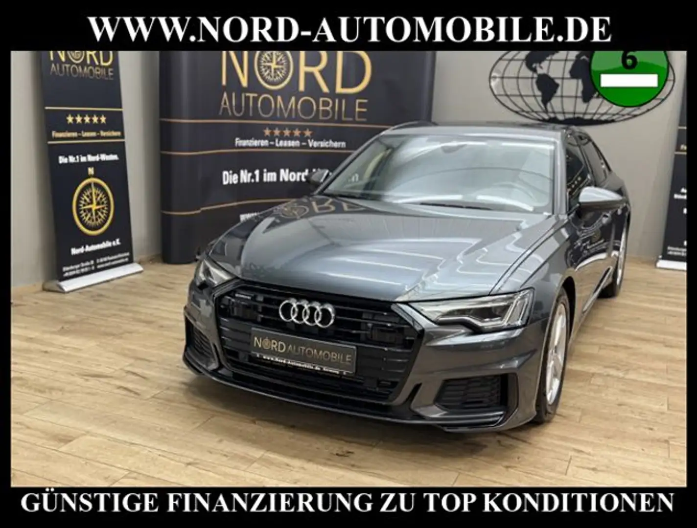 Audi A6 Lim. 55 TFSI quattro S-LINE *AHK*VIRT*UPE:86 Gris - 1