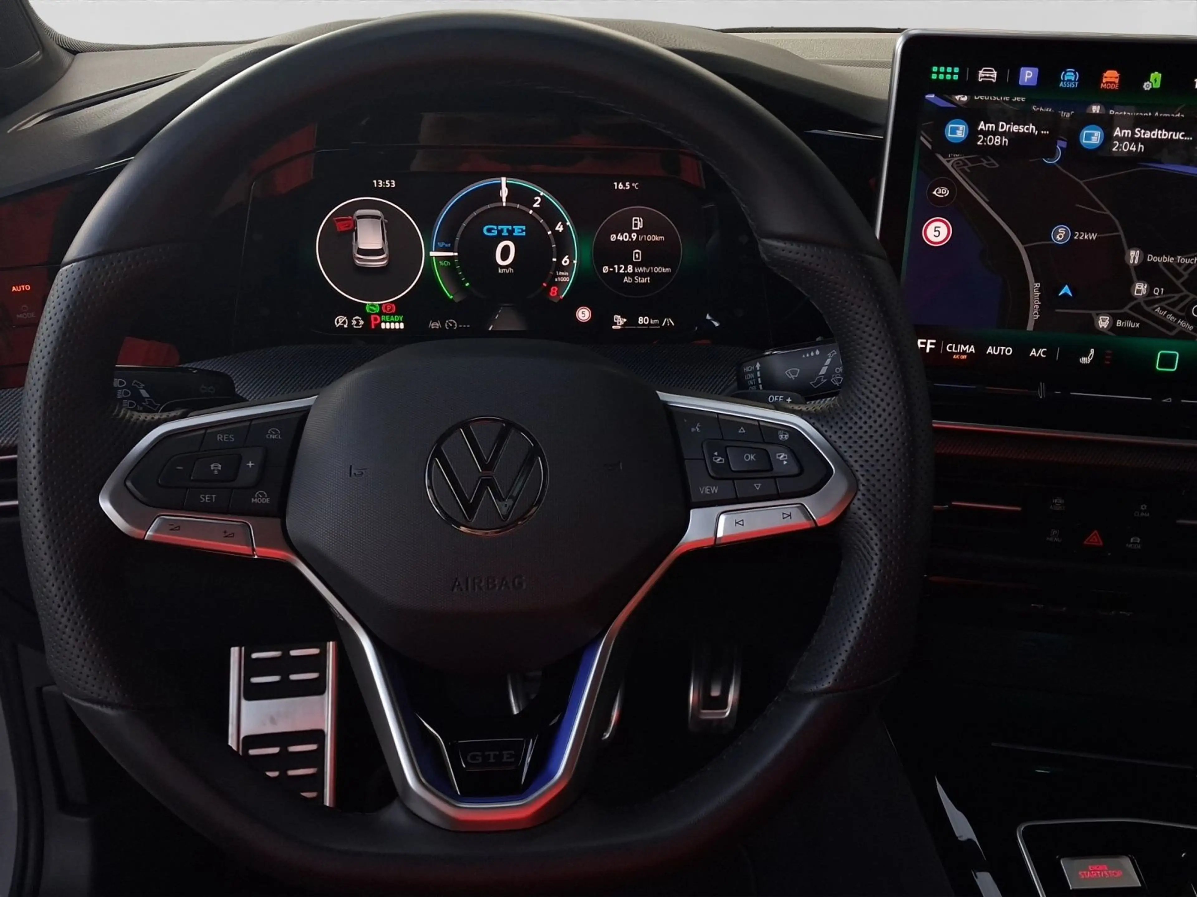 Volkswagen Golf GTE GTE BLACK PANO IQ.LIGHT LM18 HuD — photo 9