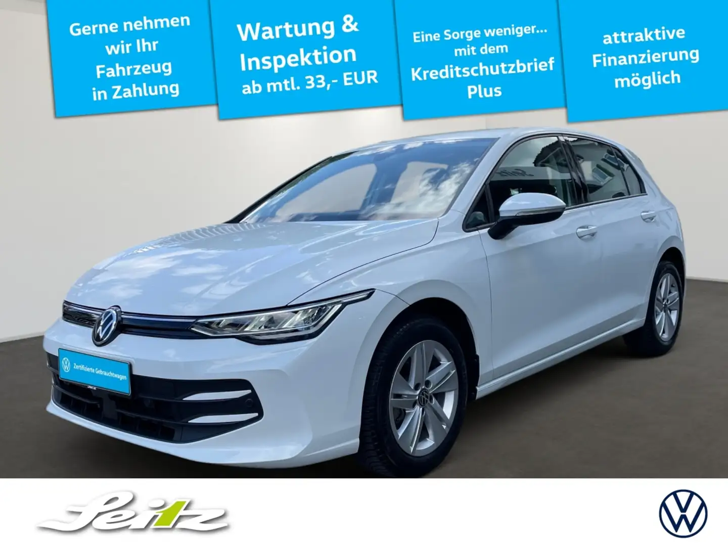 Volkswagen Golf VIII 1.5 TSI Life *LED*KAMERA*SITZH* Blanco - 1