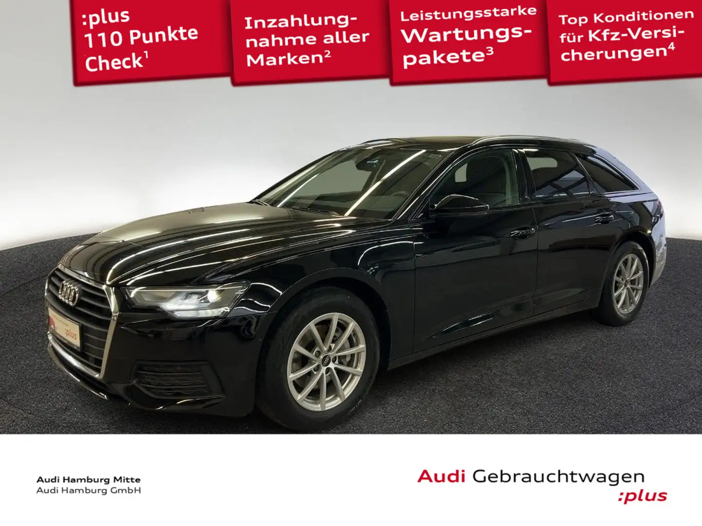 Audi A6 40 TDI S tronic AHK Standhzg.Navi Schwarz - 1