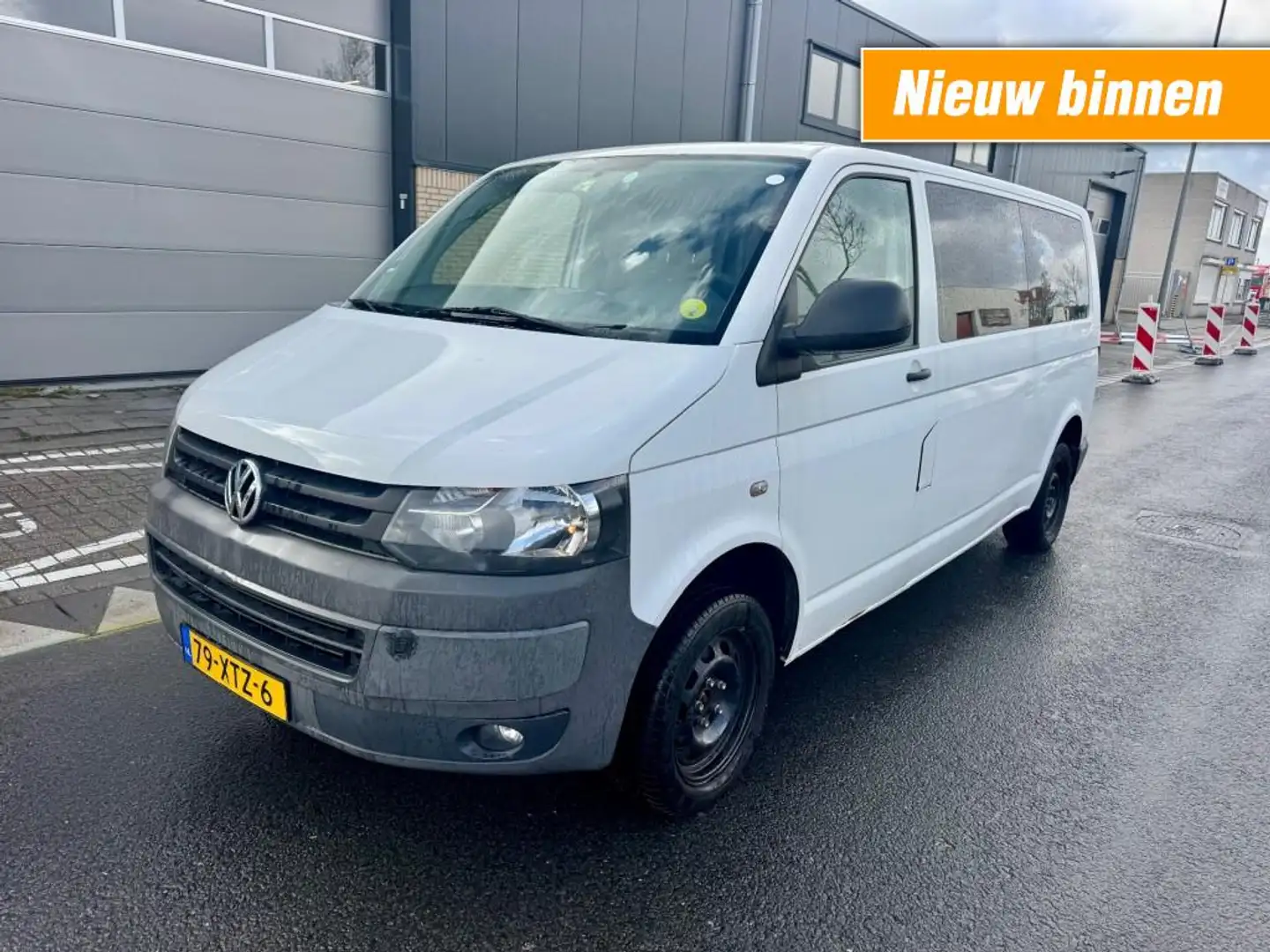 Volkswagen T5 Kombi Kombi 2.0 TDI L2H3 Trendline AIRCO 9PERS RIJDT GOE Blanco - 1