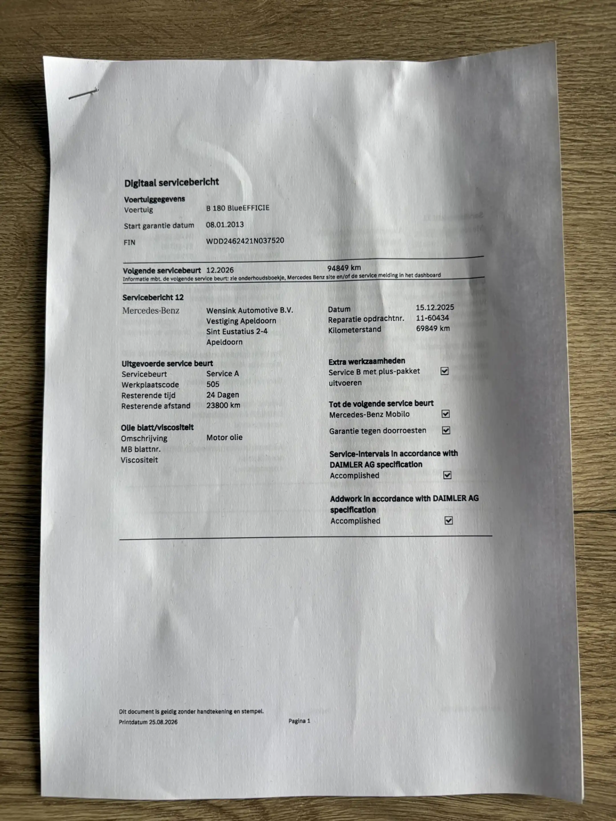 Mercedes-Benz B 180 Ambition -AUTOMAAT-DEALER ONDERHOUDEN-1STE EIGENAA — photo 28
