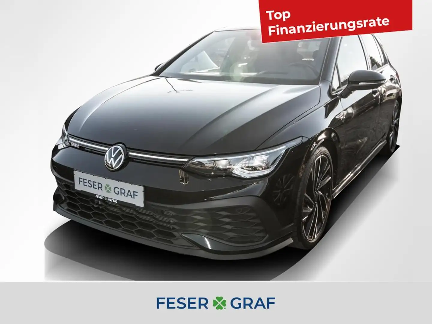 Volkswagen Golf VIII 2.0 TSI GTI Clubsport DSG HUD/Pano/H&K Schwarz - 1