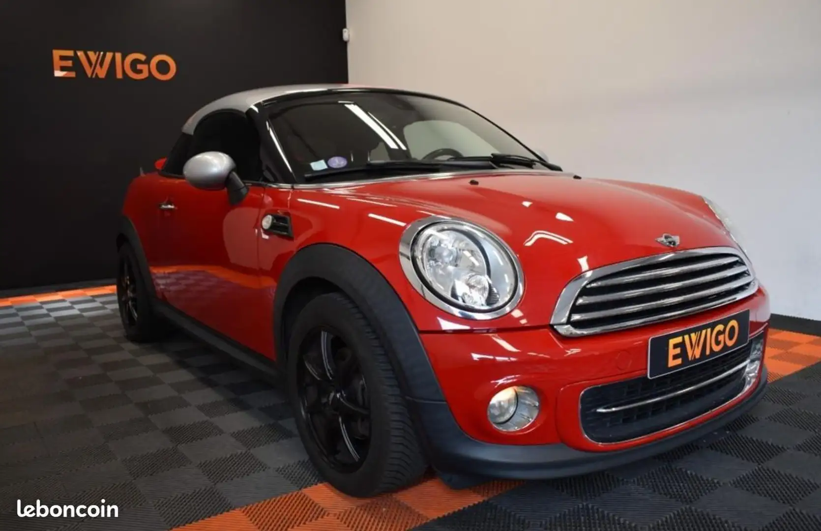 MINI Cooper 1.6 120ch COUPÉ- HOMOLOGATION ETHANOL SUIVI GARANT Rouge - 1