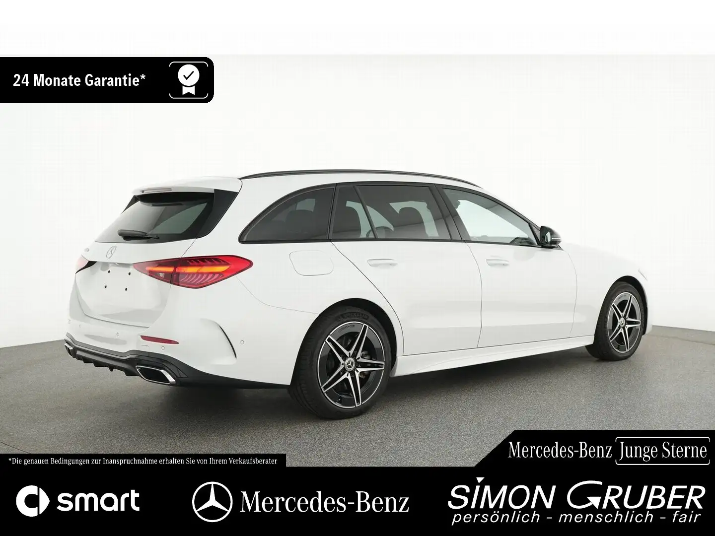 Mercedes-Benz C 300 T de AMG Night Pano DigiLight Memo 360 AHK Blanc - 2