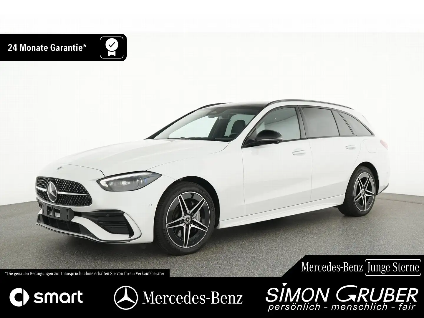 Mercedes-Benz C 300 T de AMG Night Pano DigiLight Memo 360 AHK Blanc - 1