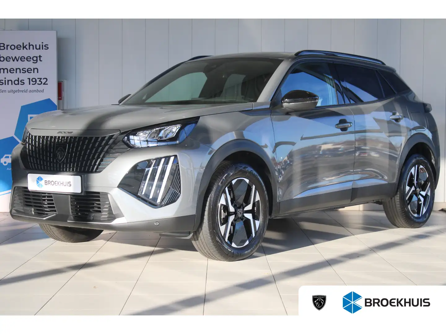Peugeot 2008 Allure 1.2 Hybrid 136-PK e-DSC6 AUTOMAAT | DRAADLO Grijs - 1