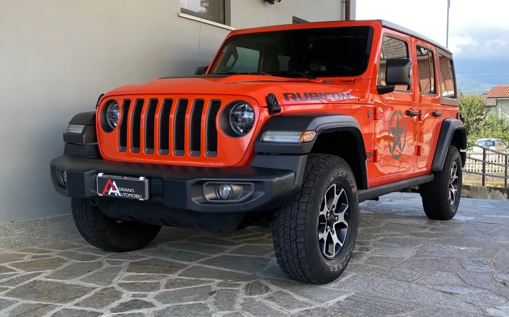 Jeep Wrangler 2.2 mjt II Rubicon auto Orange - 1