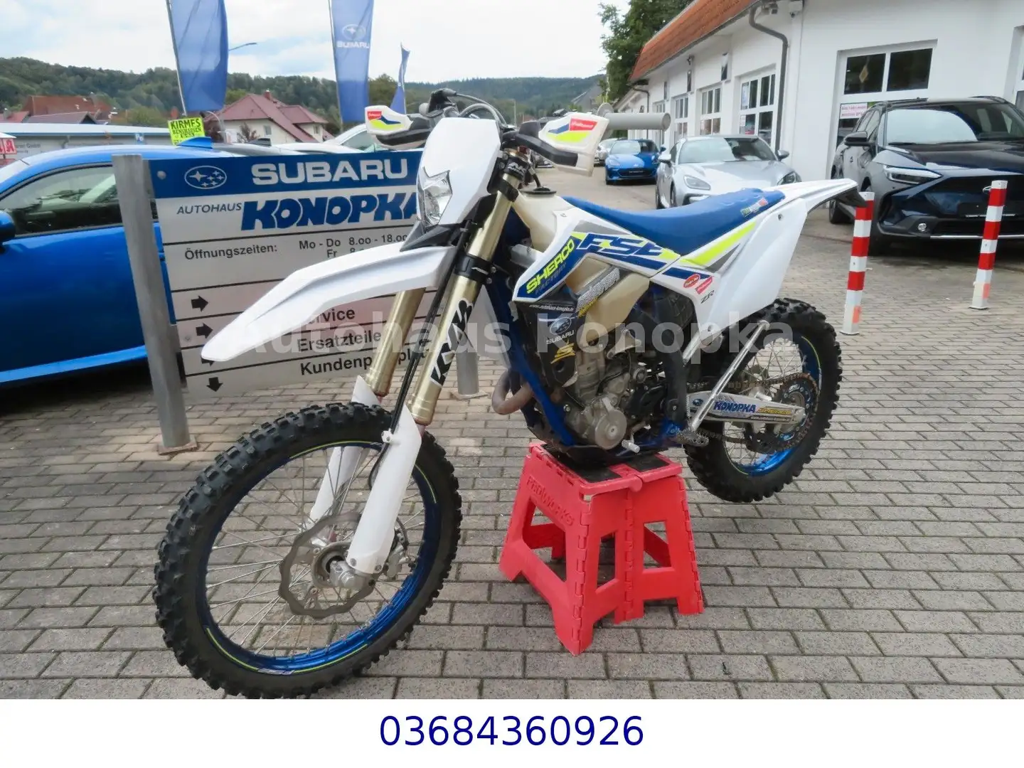 Sherco 300 SEF Factory MY19 mit 49 BH Weiß - 1