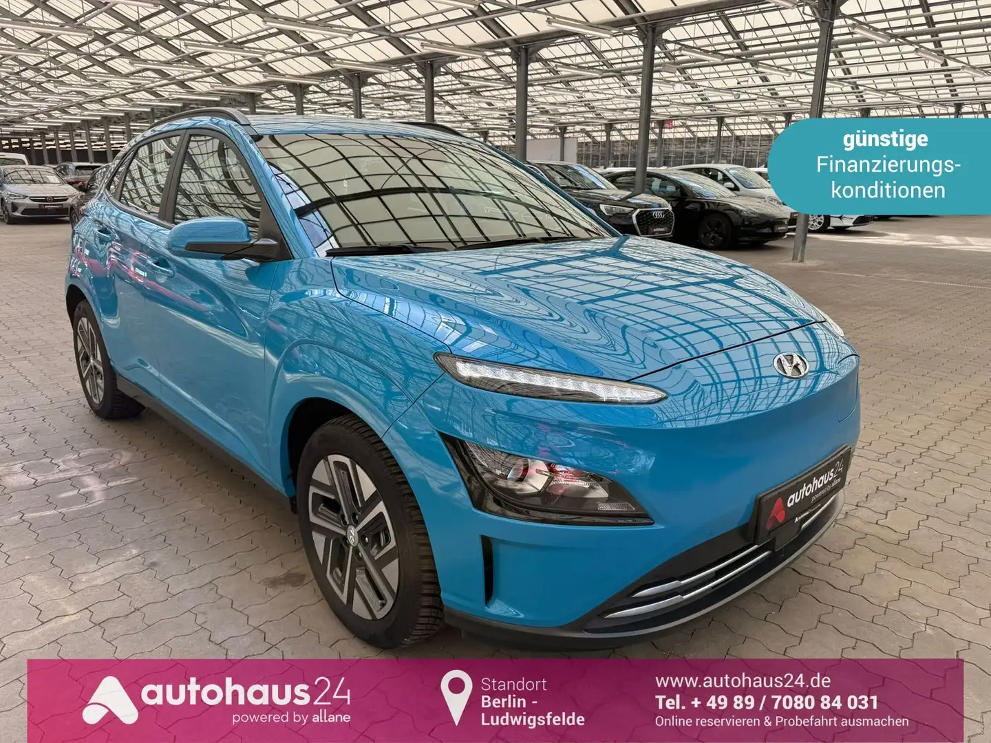 Hyundai Kona Select Elektro Kamera|SmartLink|Sitzhzg Albastru - 1
