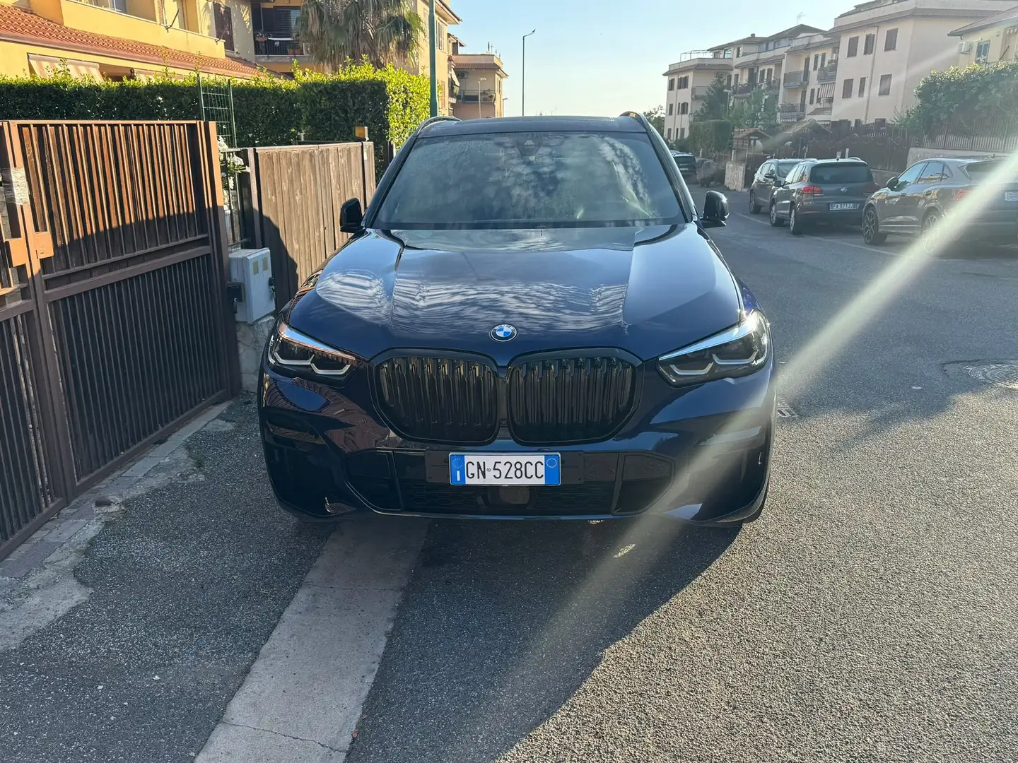 BMW X5 xdrive30d mhev 48V Msport auto Blau - 1