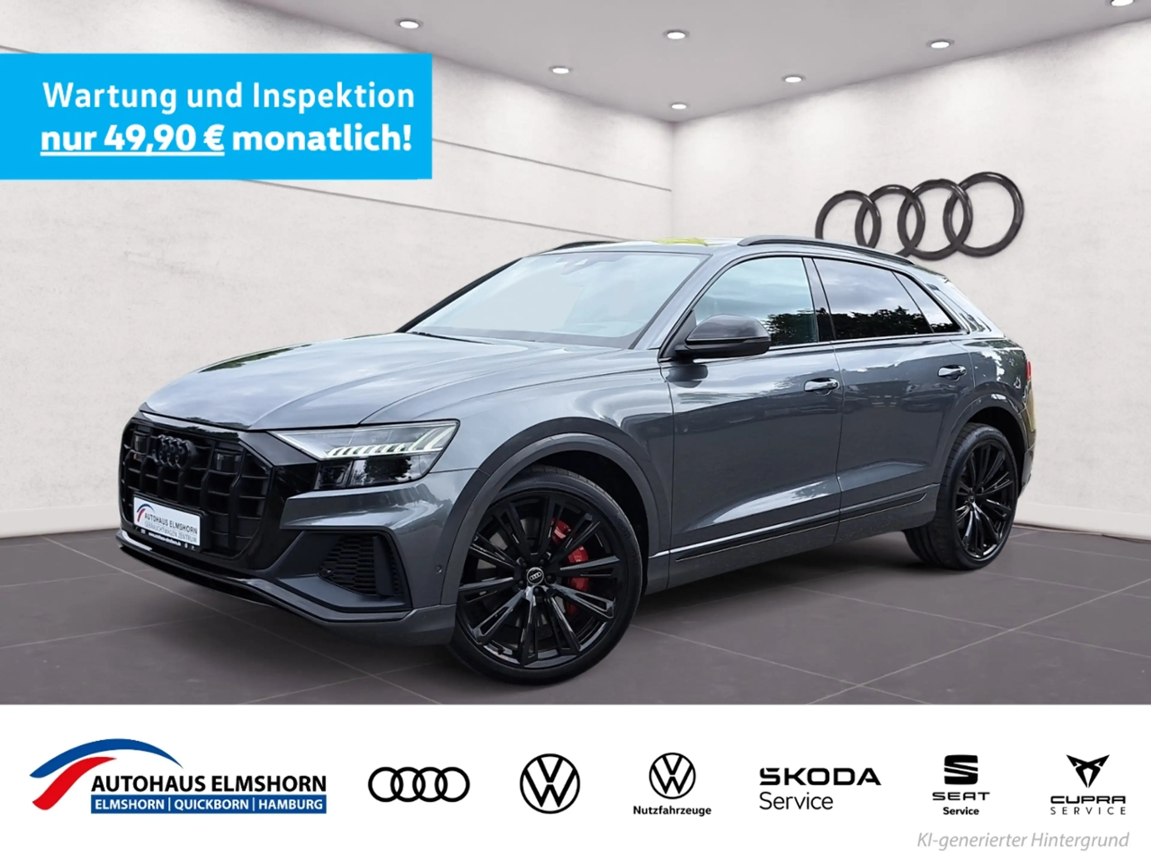 Audi SQ8 TFSI quattro tiptr. PANO AHK STANDHEIZ HEAD MATRI