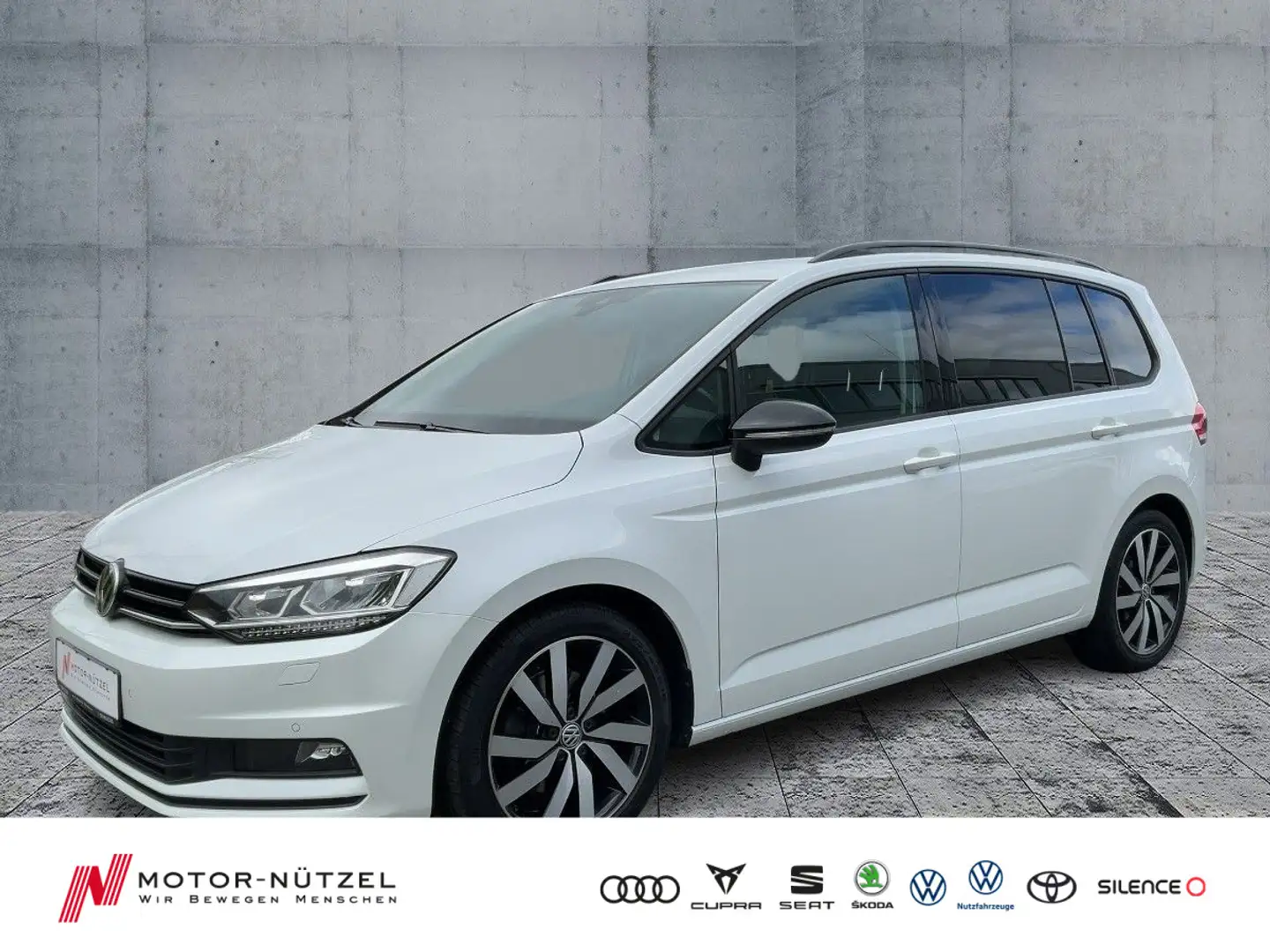 Volkswagen Touran 2.0 TDI HL BLACK STYLE LED+NAV+AHK+DAB+18 Wit - 1
