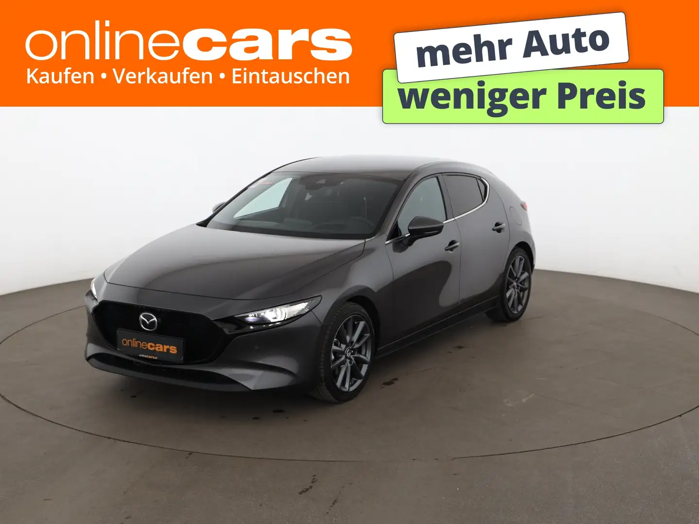 Mazda 3 2.0 SKYACTIV-G LED HEAD-UP RADAR NAVI SITZHZG Grau - 1