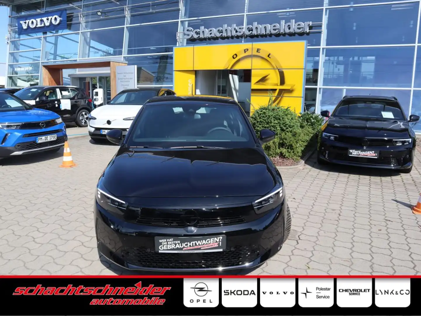 Opel Corsa 1.2 Turbo GS+Klimaaut+Allwetter+LED+ Zwart - 1