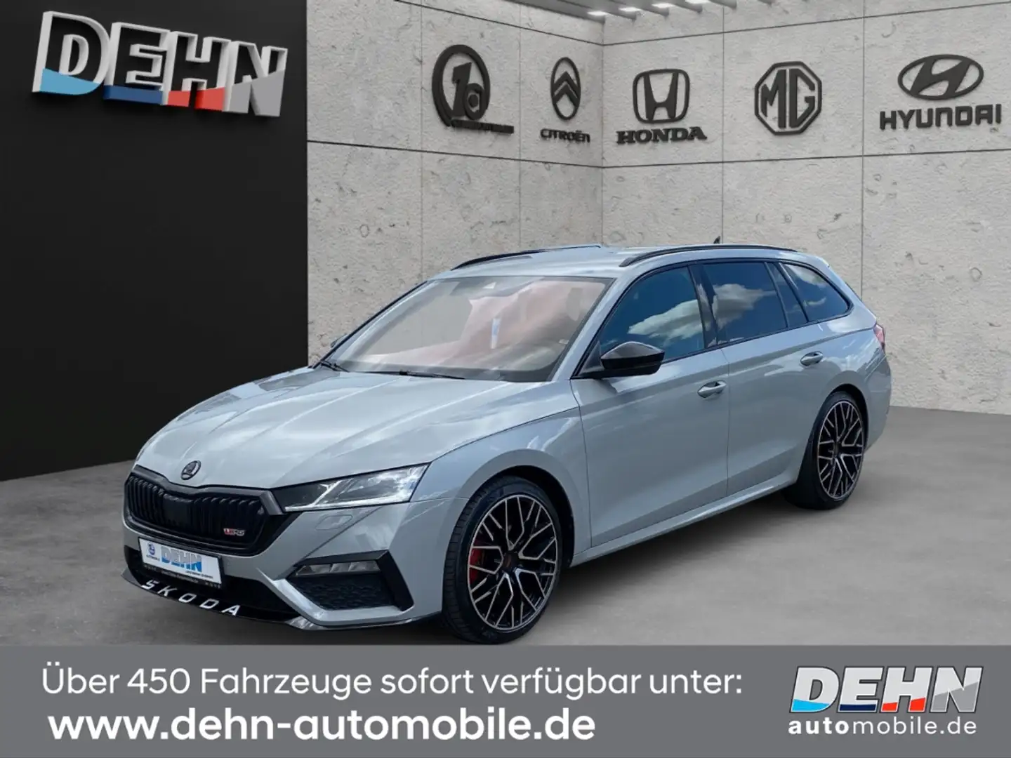 Skoda Octavia Combi 2.0TDI RS Columbus Canton Alarm el.H Grau - 2