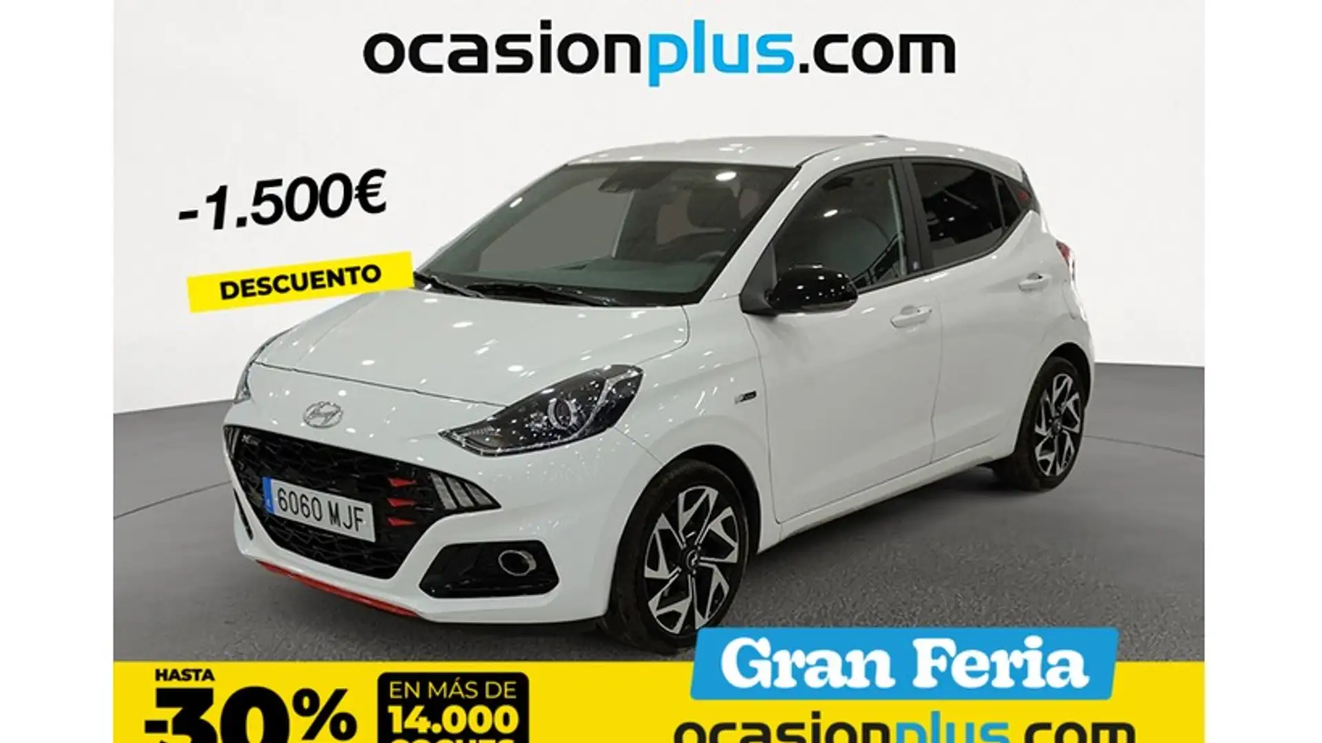 Hyundai i10 1.2 MPI Nline 30 Aniversario Blanco - 1