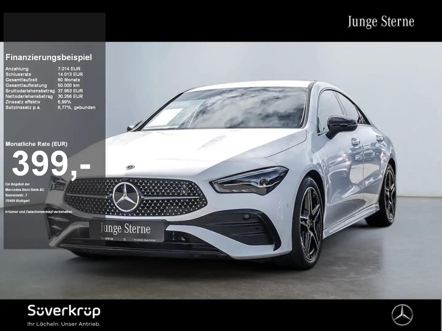 Mercedes-Benz CLA 200 Coupé , AMG Night Navi LED AHK Standhz Weiß - 1