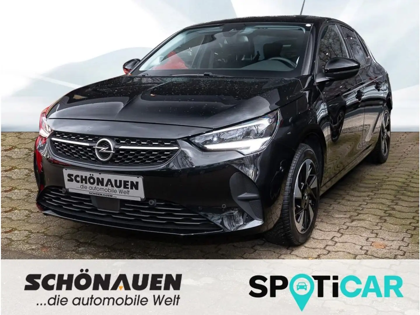 Opel Corsa-e ELEGANCE (11kW) +S/LHZ+NAVI+CARPLAY+RFK+ Schwarz - 1