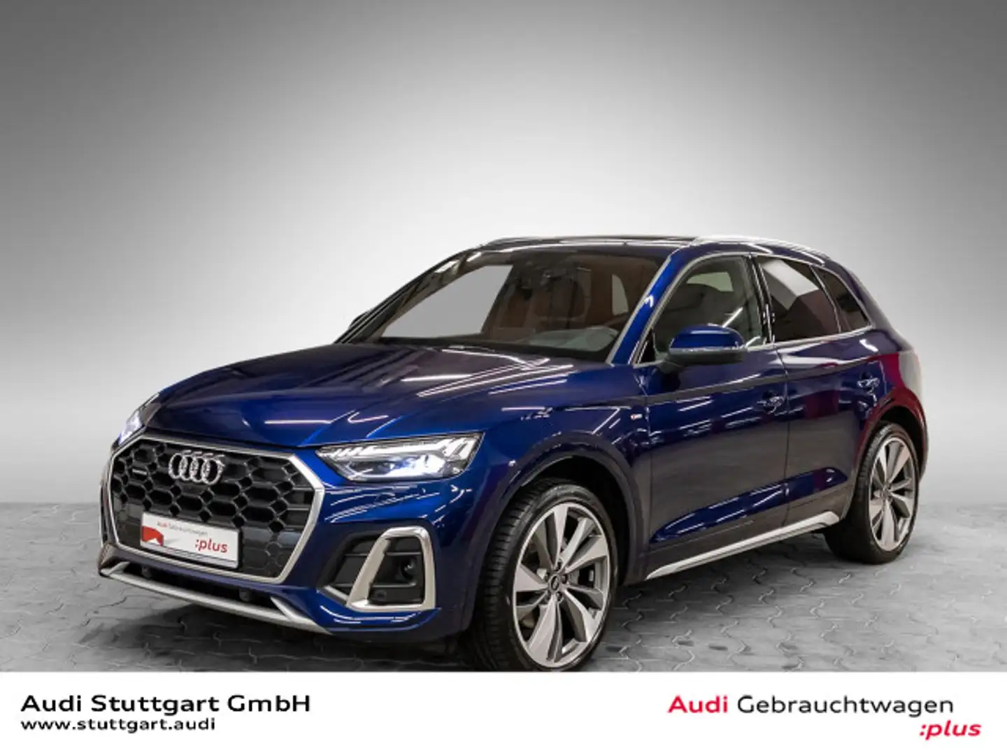 Audi Q5 45 TFSI qu. S line Air VirtCo Headup Pano 21" Blau - 1