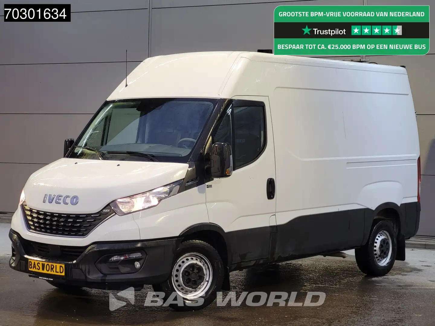 Iveco Daily 35S16 Automaat L2H2 3,5t Trekhaak ACC Navi Airco C Blanc - 1