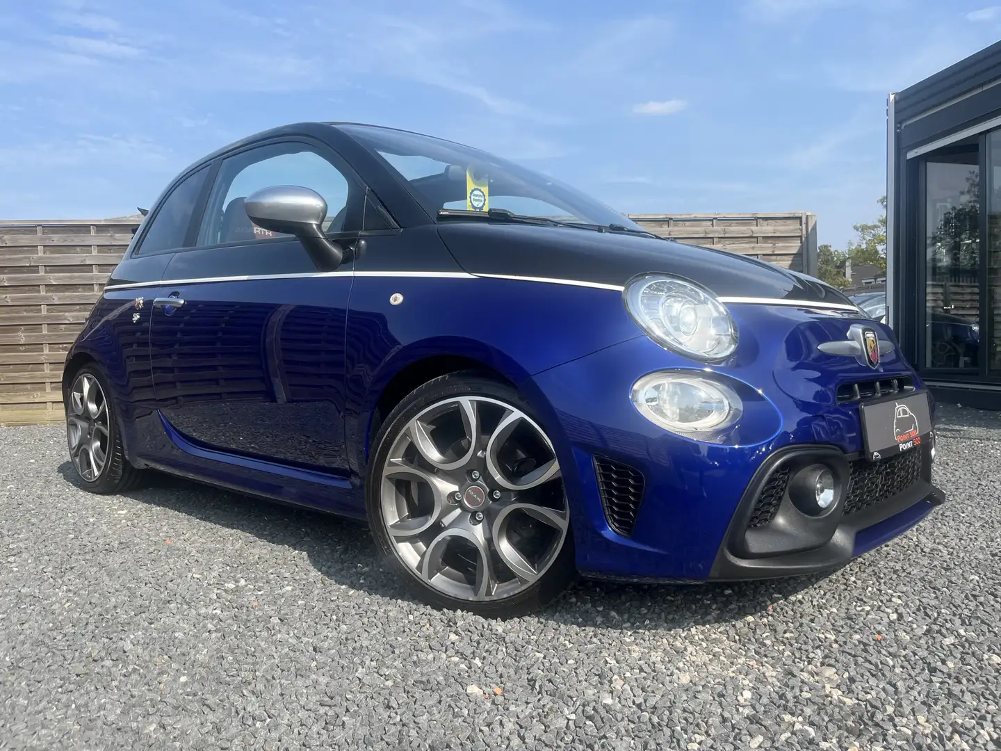Abarth 595C AUTOMATIK TURISMO LEDER NAVI BEATS 59tkm Blau - 2