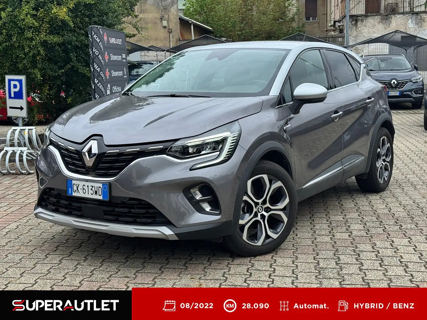 Renault Captur 1.6 E-Tech full hybrid Techno Auto 145cv Grigio - 1