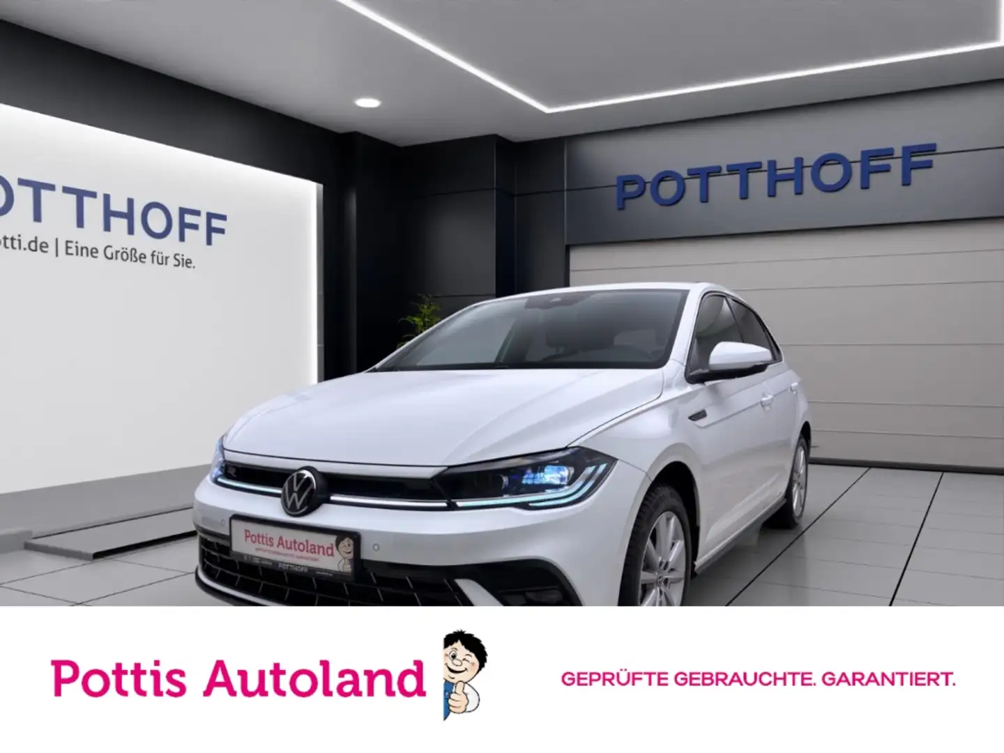 Volkswagen Polo 1.0 TSI DSG R-LINE ACC KLIMA SHZG DAB+ Weiß - 1