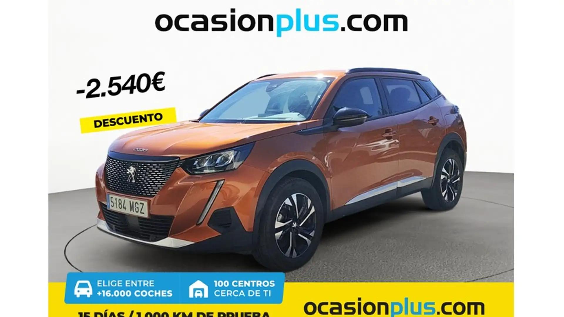 Peugeot 2008 1.2 PureTech S&S Allure 100 Naranja - 1