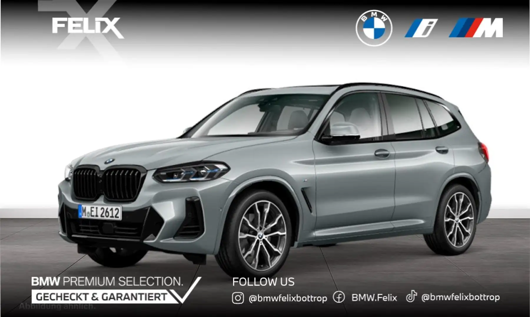 BMW X3 xDrive30i M SPORTPAKET+PANORAMA+LASER+ Grau - 1