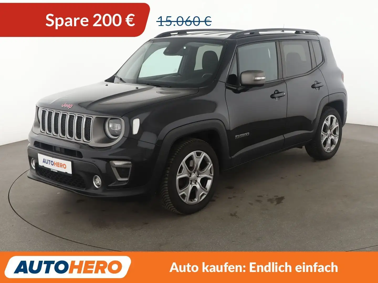 Jeep Renegade 1.0 TGDi Limited 4x2 *NAVI*LED*ACC*CAM*PDC*SHZ* Schwarz - 1