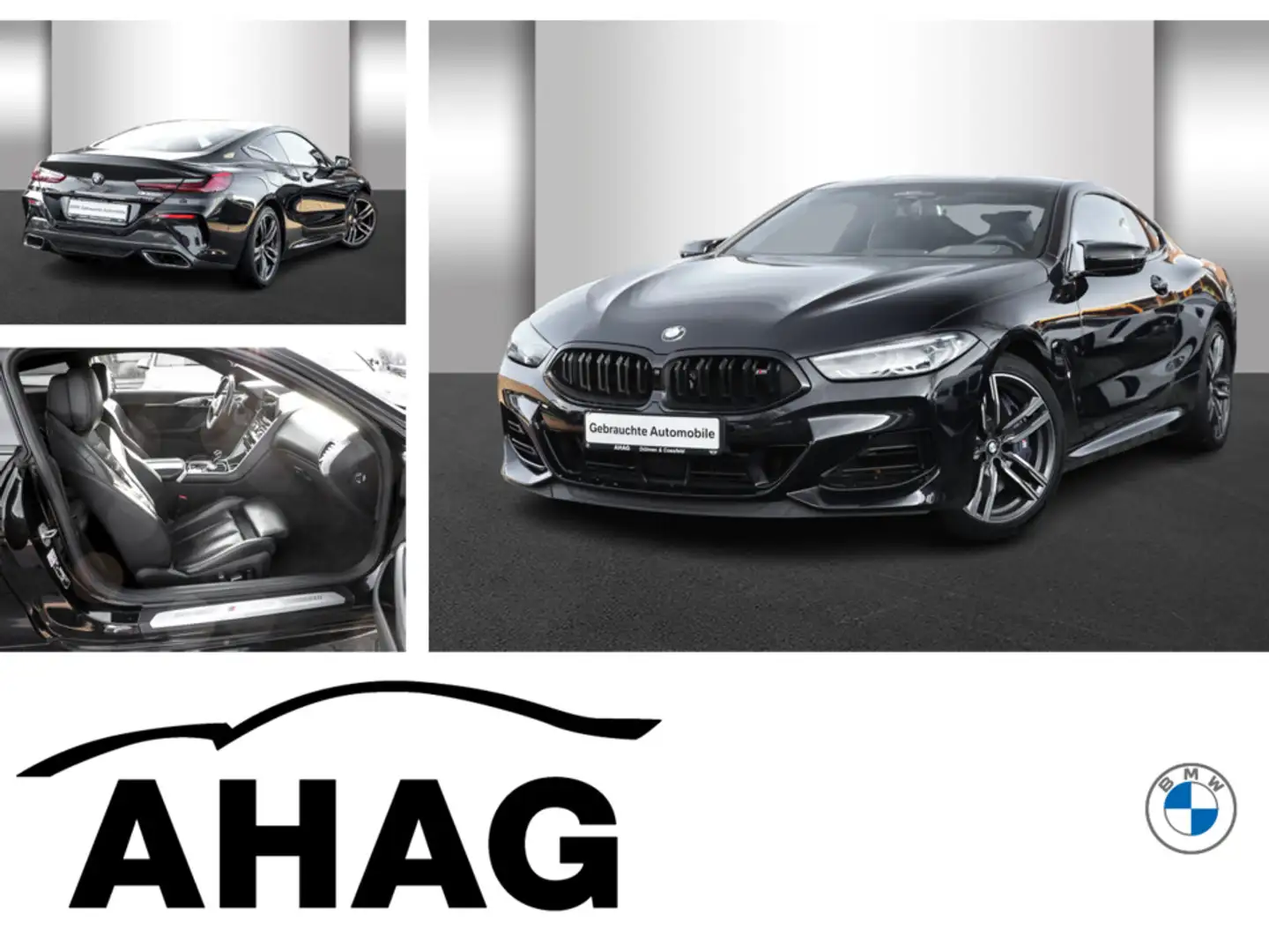 BMW M850 i xDrive Coupe Navi Leder Tempom.aktiv Bluetooth P Schwarz - 1