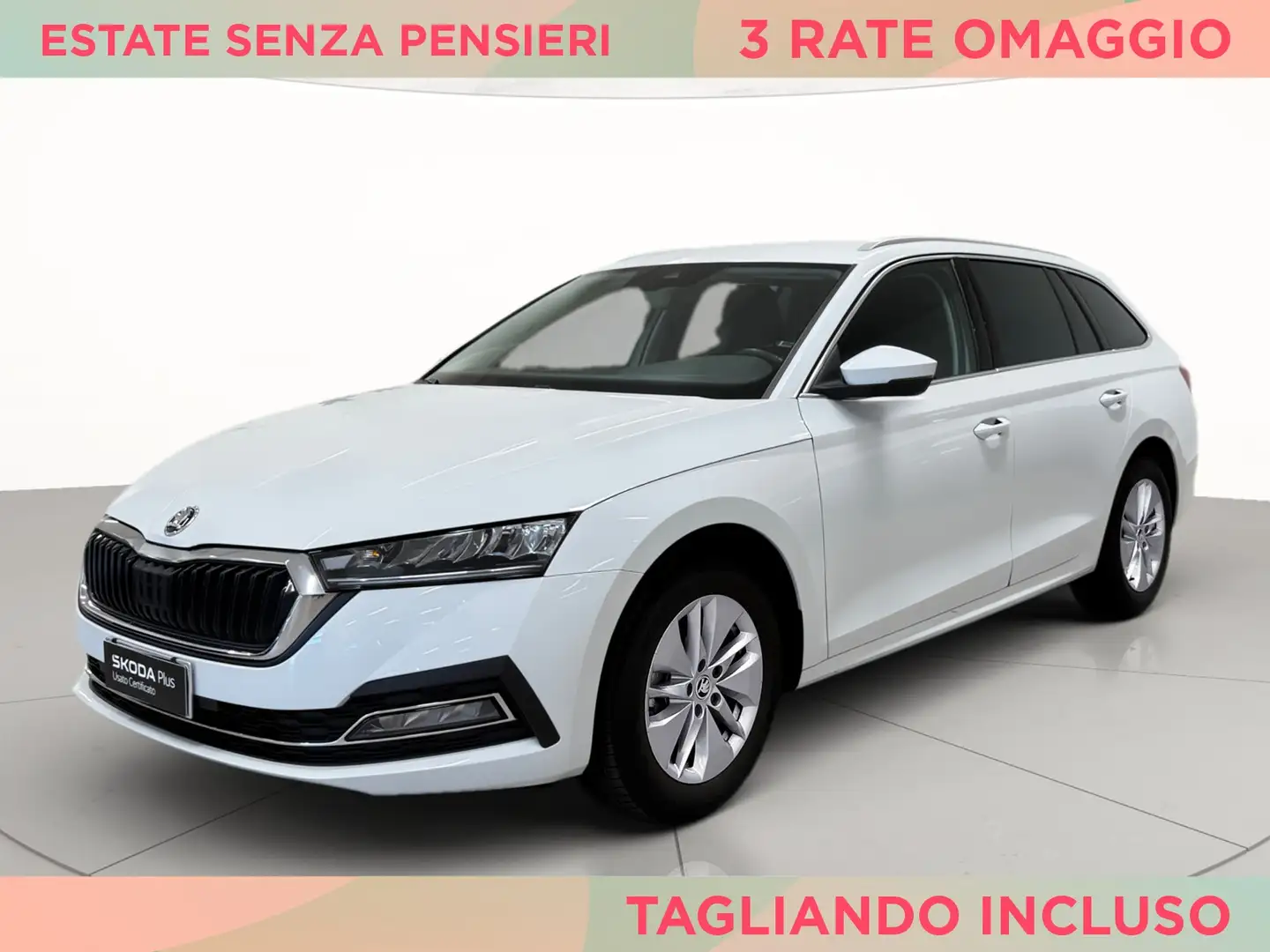 Skoda Octavia wagon 2.0 tdi evo ambition 115cv dsg Bianco - 1