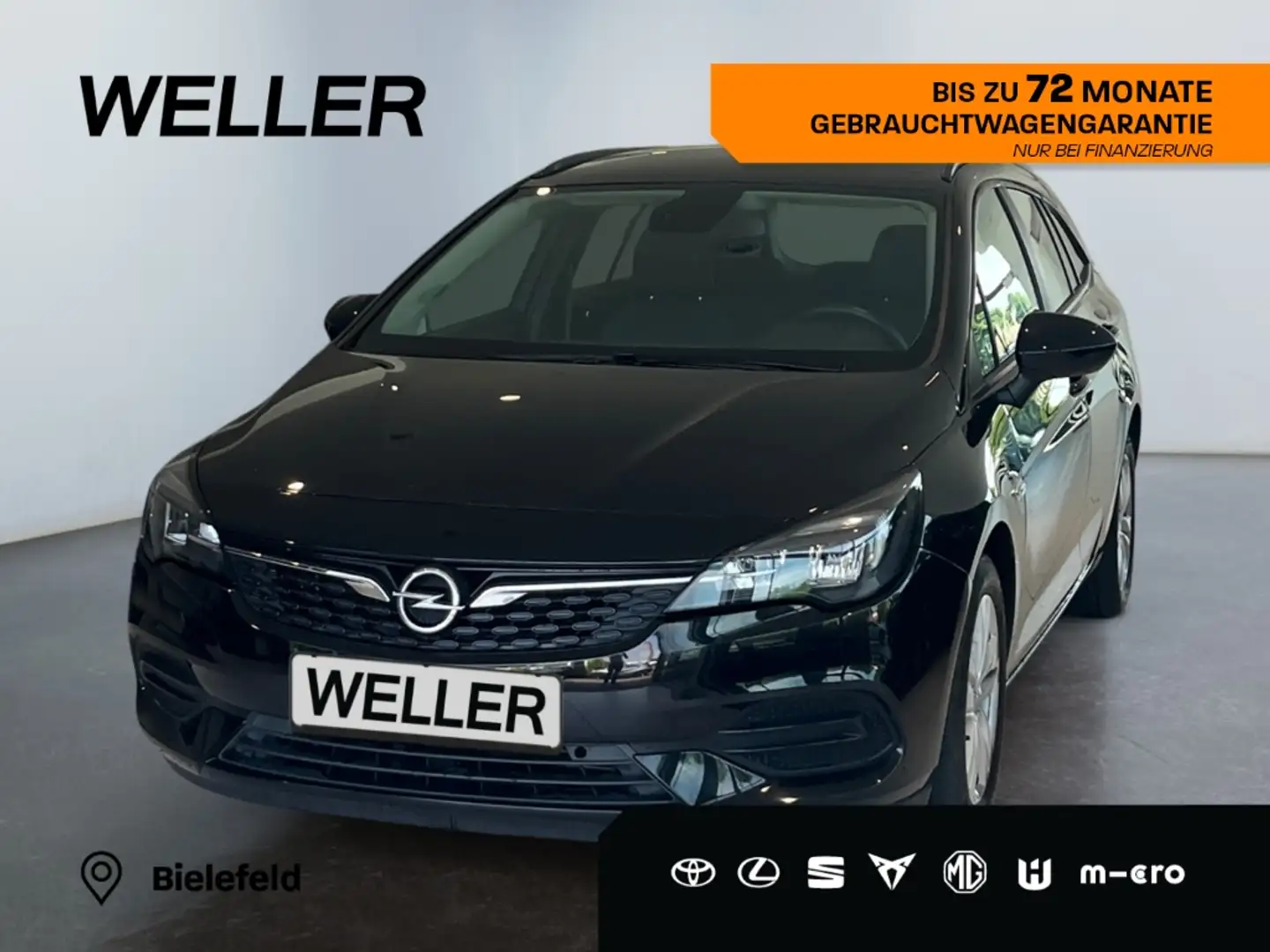 Opel Astra 1.2 Turbo ST Edition Kombi *LED*Navi*CarPlay*SHZ* Zwart - 1