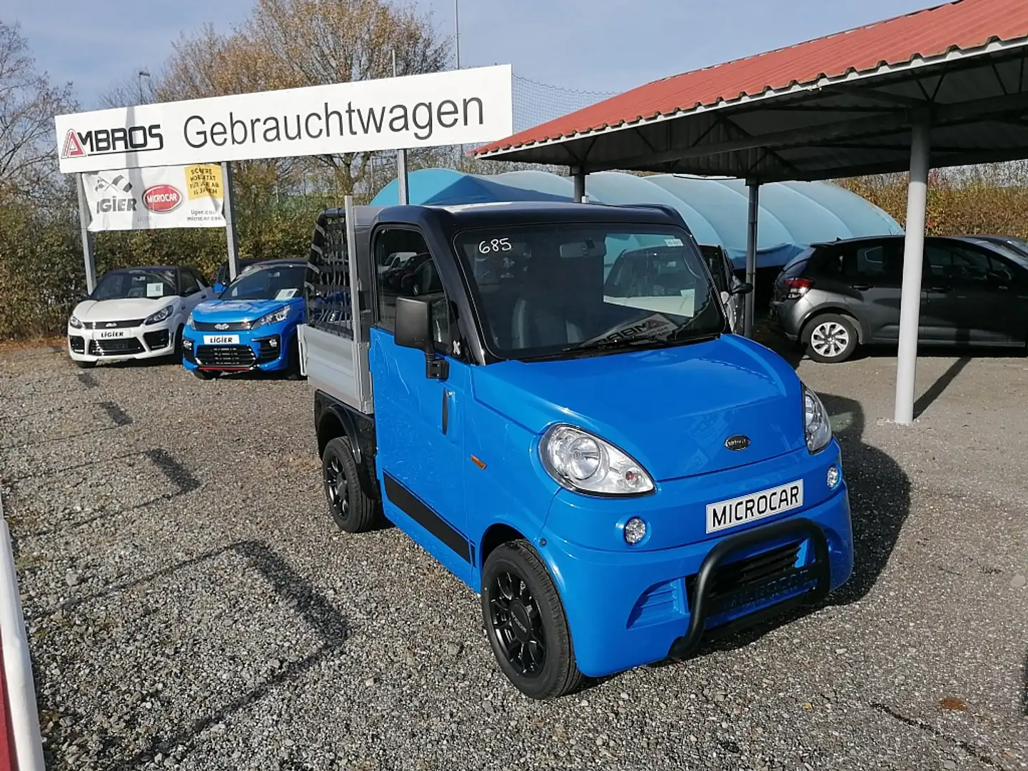 Microcar M.Cross X mit Pritschenaufbau M.Cross X mit Pri... Blauw - 2