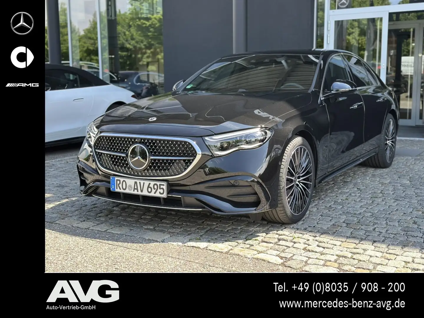 Mercedes-Benz E 220 E 220 d Edition AMG Pano DIGITAL Memory RF 360° Schwarz - 1