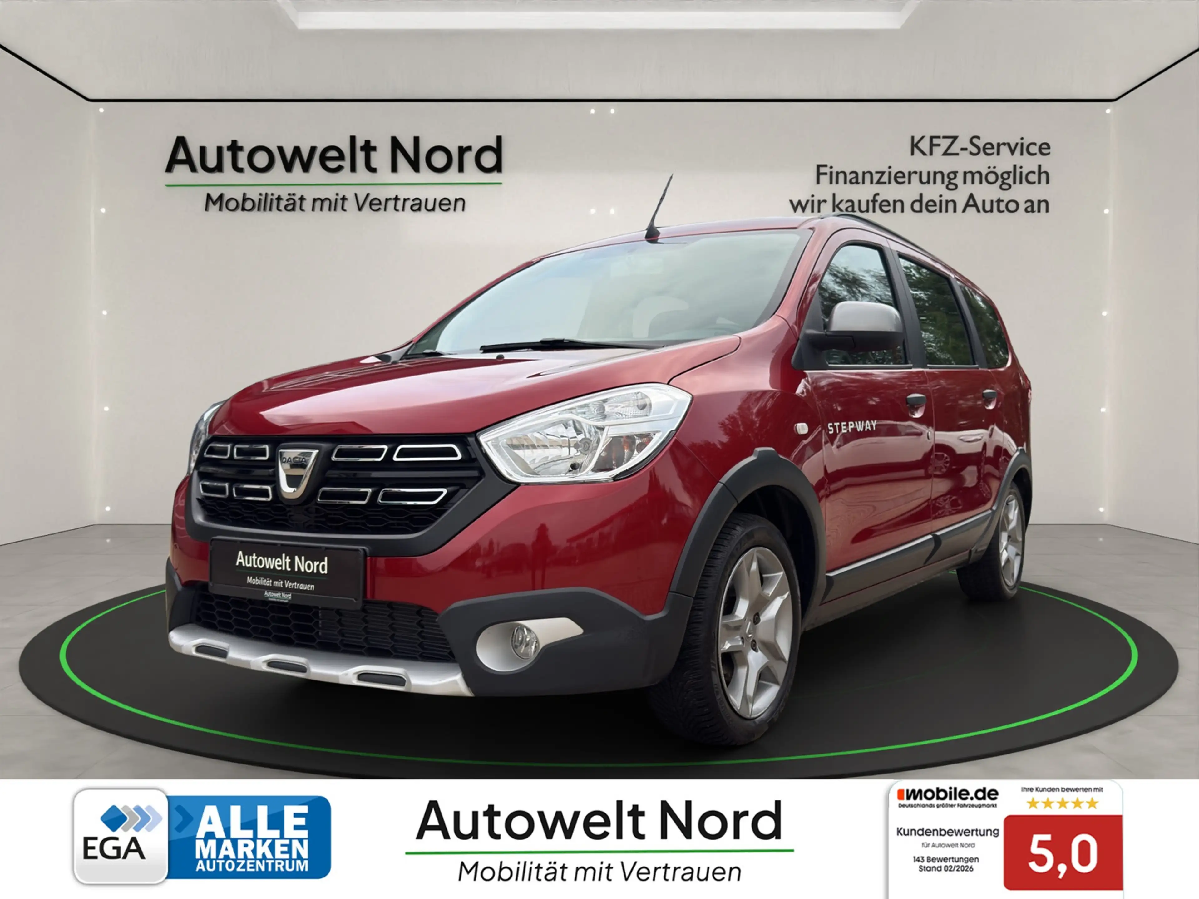 Dacia Lodgy Stepway Pro~1,3 Ltr. - 96 kW TCE KAT~R-KAMERA~131