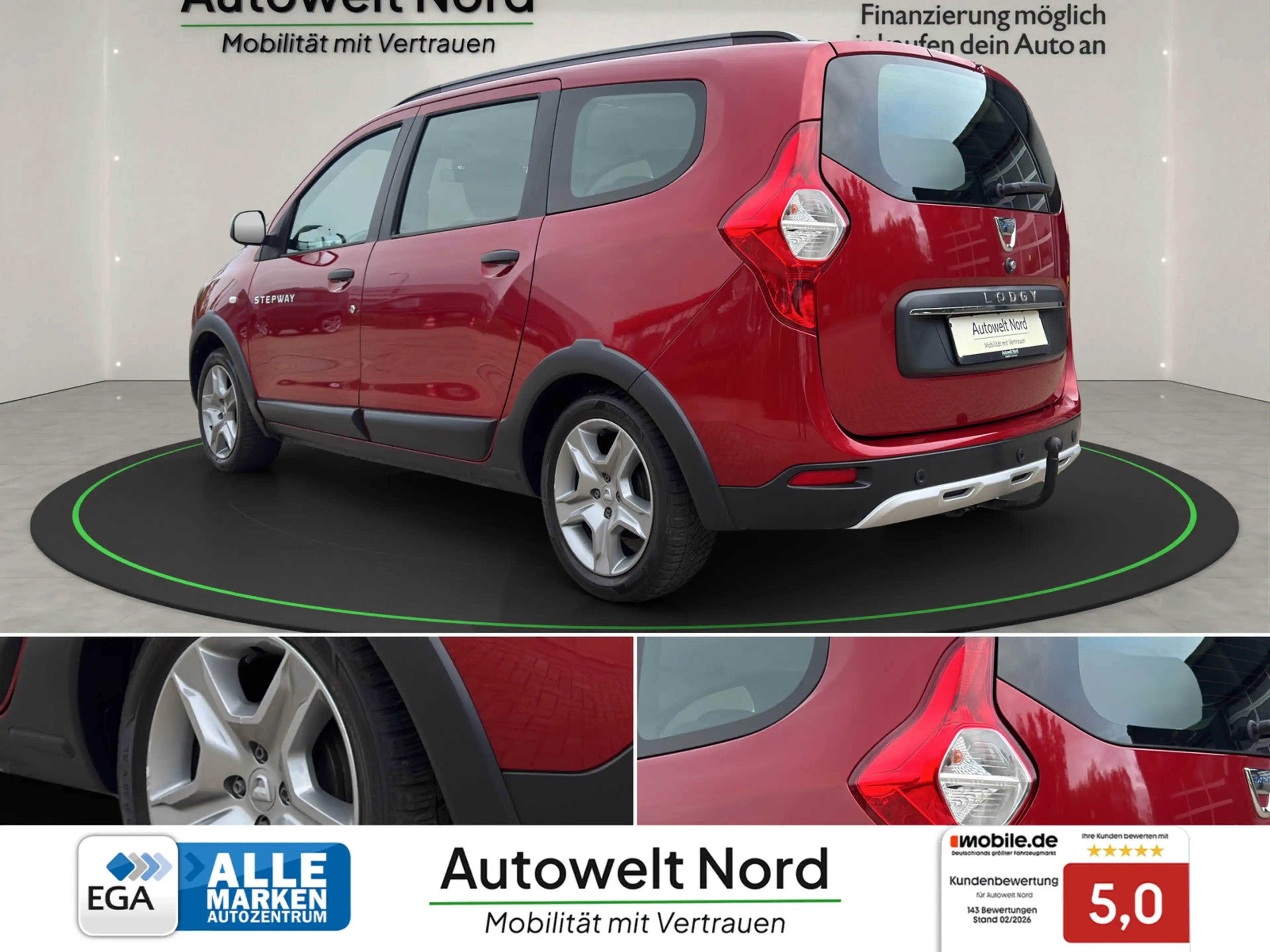 Dacia Lodgy Stepway Pro~1,3 Ltr. - 96 kW TCE KAT~R-KAMERA~131 — photo 7