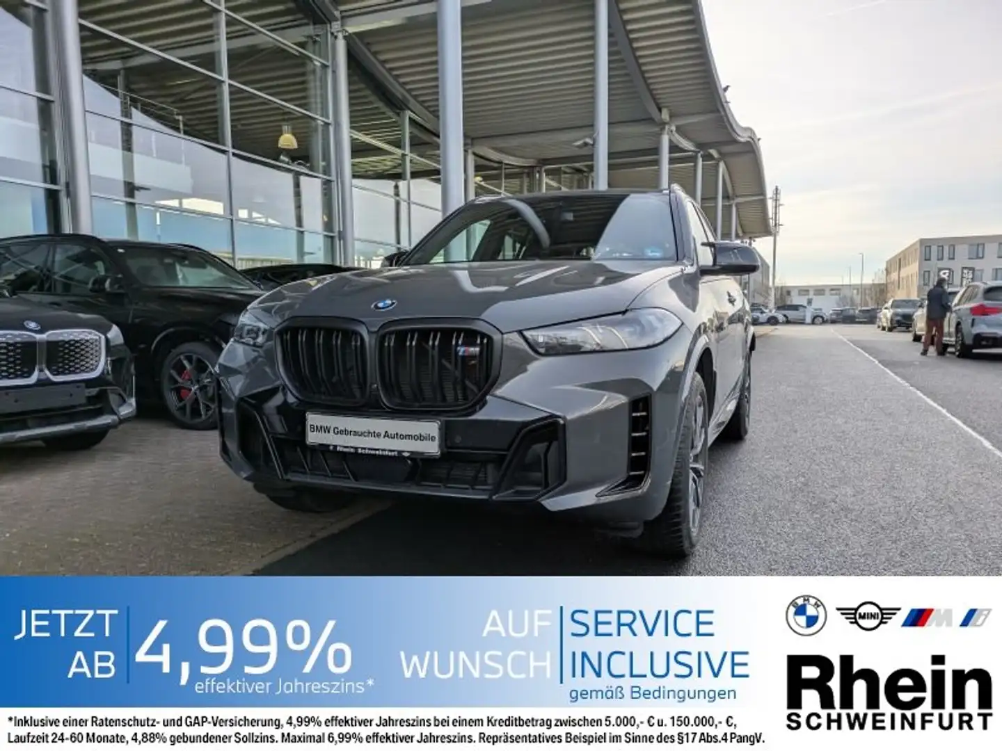 BMW X5 M 60i xDrive Standheizung. Massage. AHK. PGSD. Gris - 1