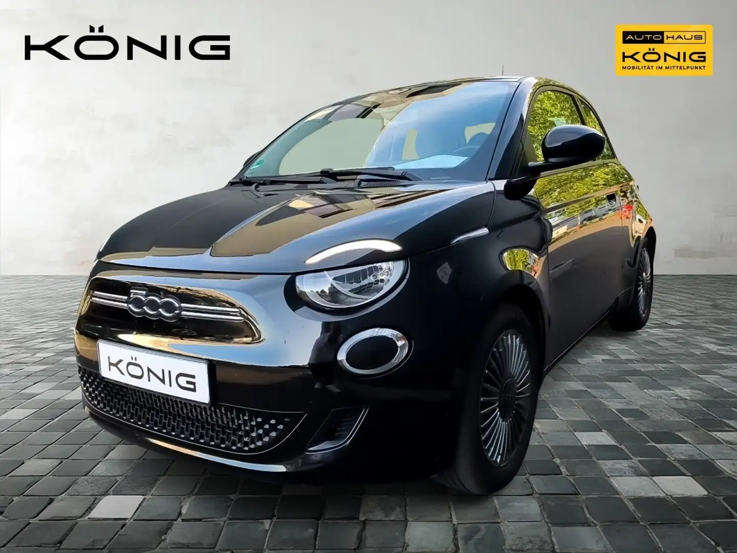 Fiat 500e Icon 42 kWh 118 PS*NAVI*LM*KLIMA*PDC* Schwarz - 1