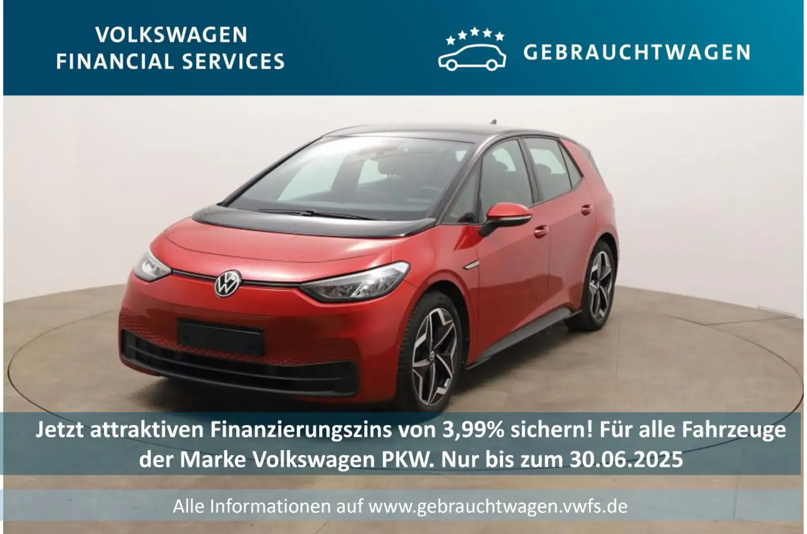 Volkswagen ID.3 Pro S 150kW RFK*PDC*Tempo*Klima*SH Rot - 1