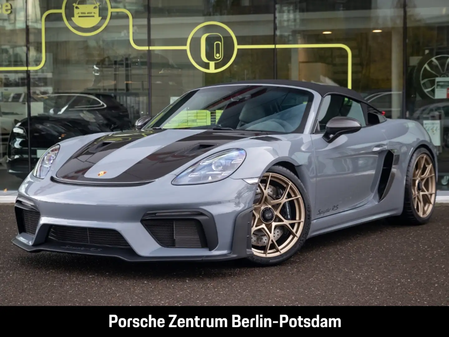 Porsche 718 Spyder RS Liftsystem-VA Weissach-Paket BOSE Grijs - 1