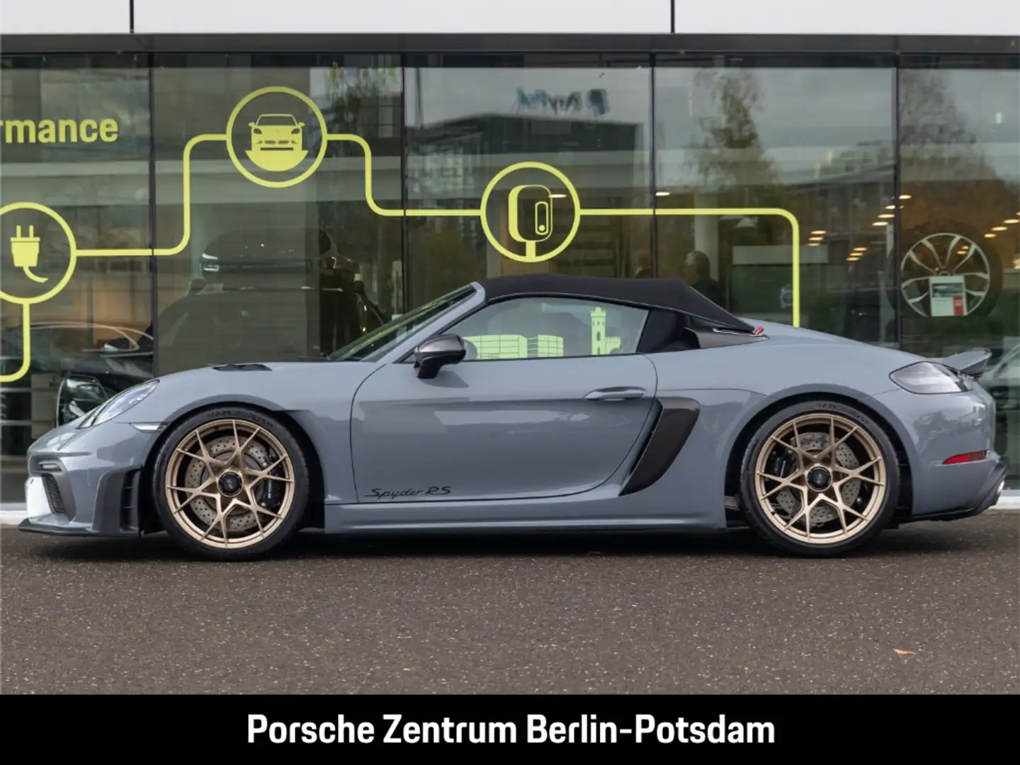 Porsche 718 Spyder RS Liftsystem-VA Weissach-Paket BOSE Grijs - 2