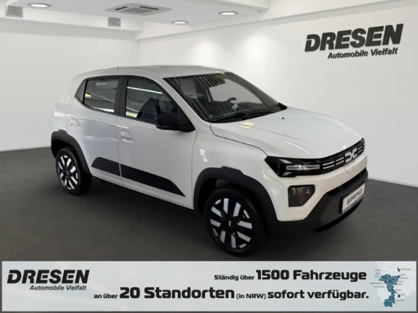 Dacia Spring Expression ELECTRIC 65 *Kamera*Navi*Tempopilot*uvm Weiß - 2