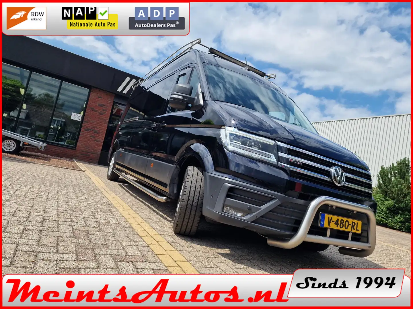 Volkswagen Crafter 50 2.0 TDI L4 DL 4MOTION 177Pk AUT8 DC Dubbel Cabi Zwart - 2