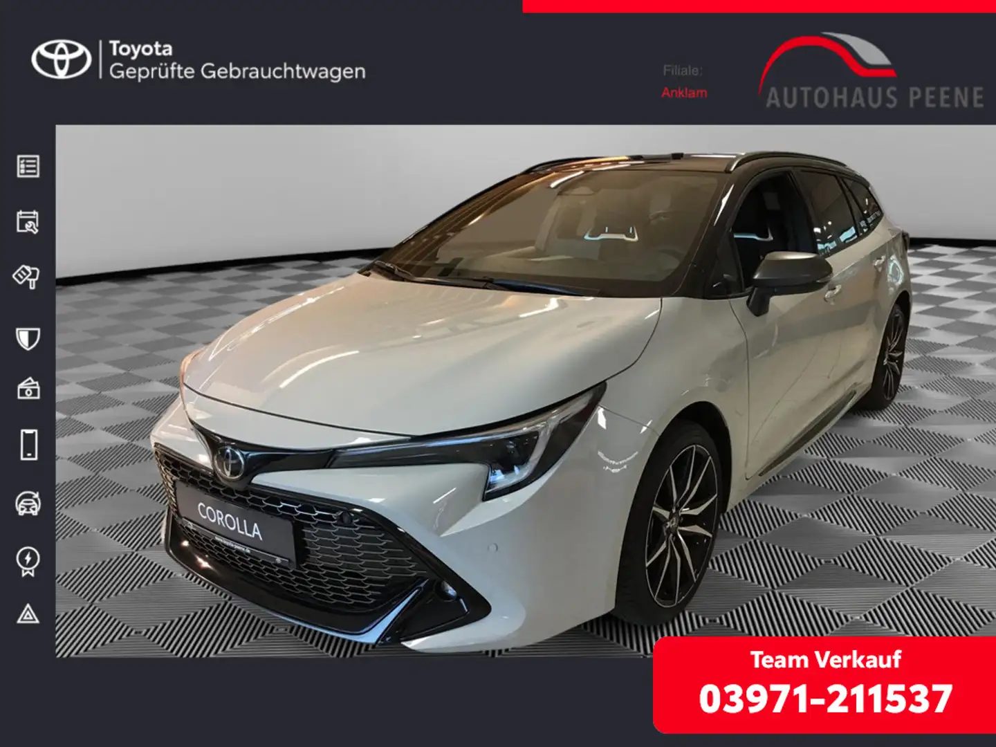 Toyota Corolla Touring Sports 2.0 Hybrid GR Sport Сірий - 1