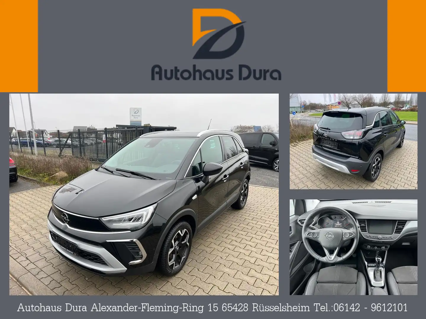 Opel Crossland X 1.2 T Ultimate Aut. Navi+Leder+Led Schwarz - 1