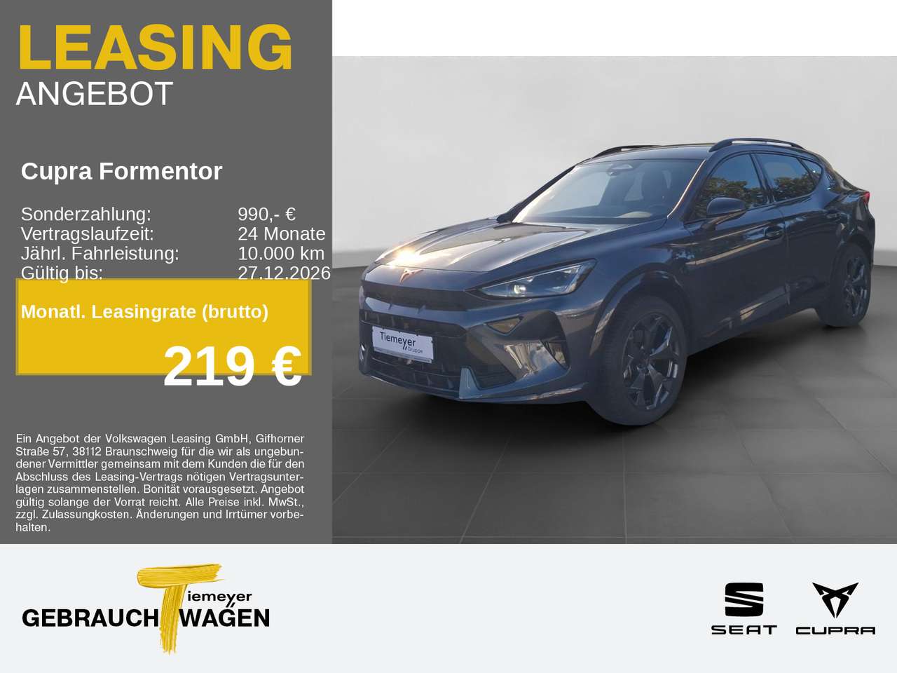Cupra Formentor — Cupra Formentor 1.5 eTSI MATRIX SUPERSPORT 360° NAVI
