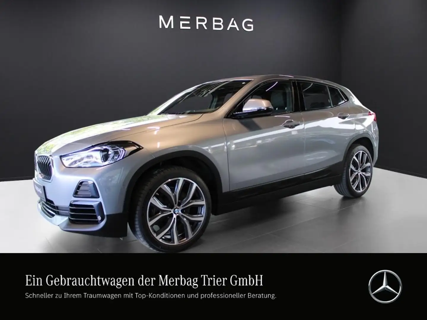 BMW X2 xDrive 20i  *Edition Goldplay Nav AHK HuD KAM Gris - 1